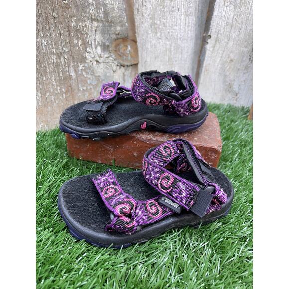 TEVA Inversion Swirls and Bursts Sandals Little Kid 10 - Picture 1 of 7